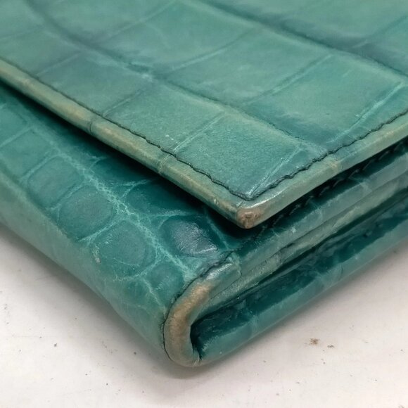 Prada Long Wallet Green Leather 4723031 - Picture 9 of 9